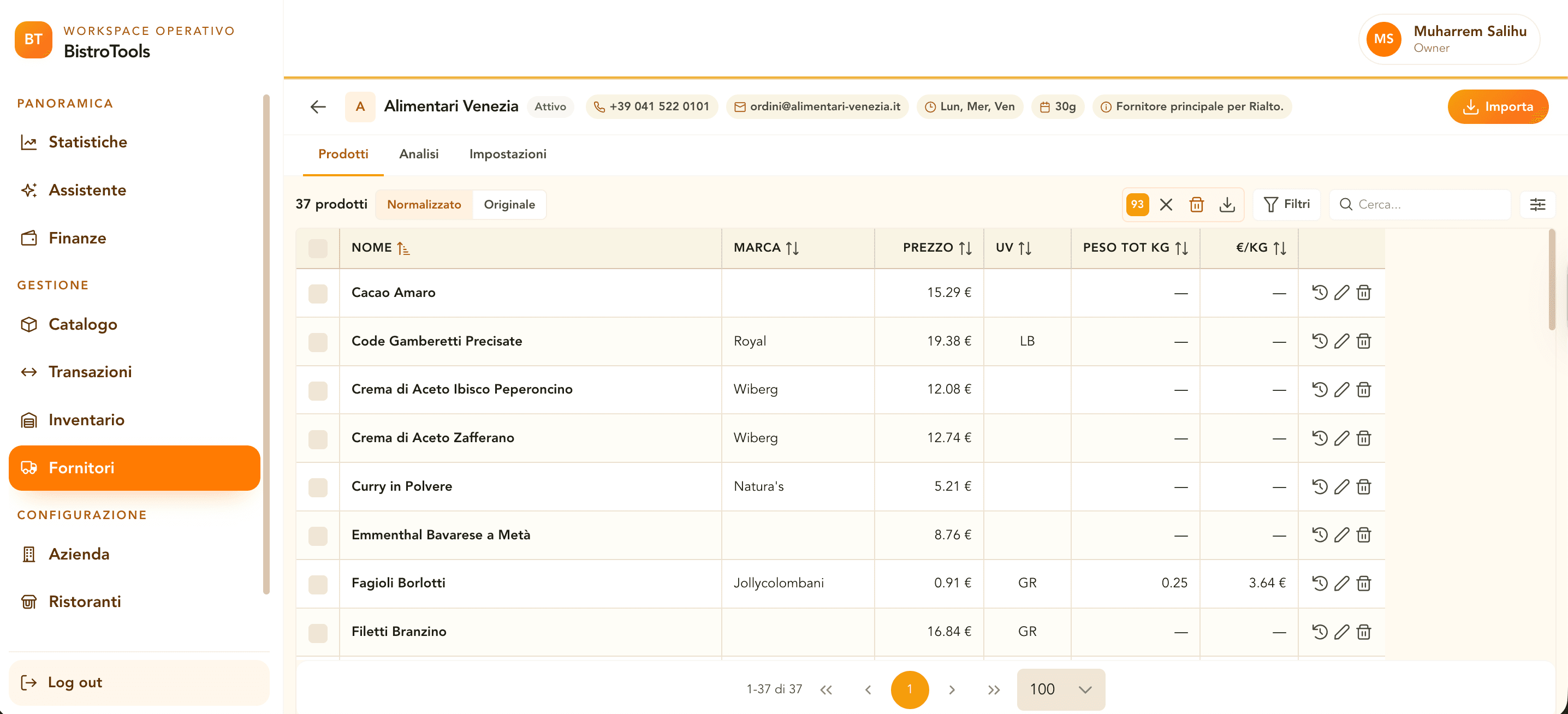 BistroTools — Operations Workspace — built by AlbTech