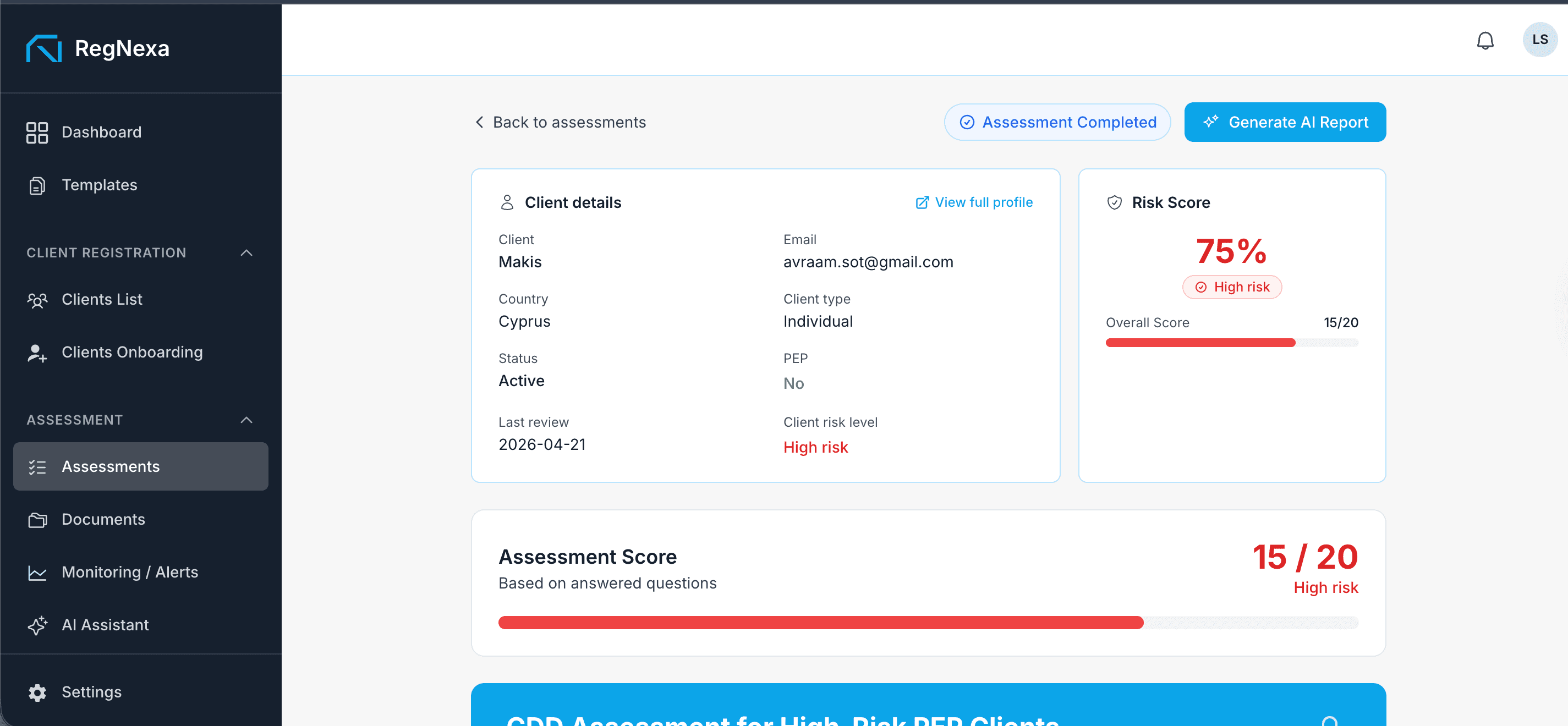 RegNexa — AML and KYC Compliance Platform